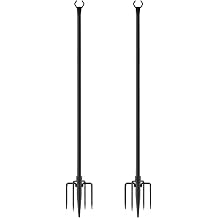 Heavy Duty Garden Outdoor Lights Yard Light Stand Patio String Light Stand Garden String Lights 2.5cm/0.98" for Outdoor Patio String Lights