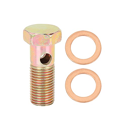Tornillo banjo M14 x 1,5 anticaídas de presión para latiguillo de freno