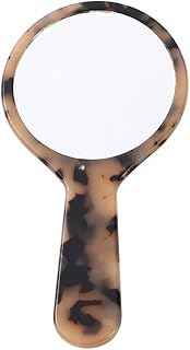 Espejo de mano pequeño ligero con mango de ac...