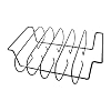 luminiu Spaare rib houder BBQ- spareribs houder – rib standaard voor het grillen non-stick metaal BBQ sparerib houder…