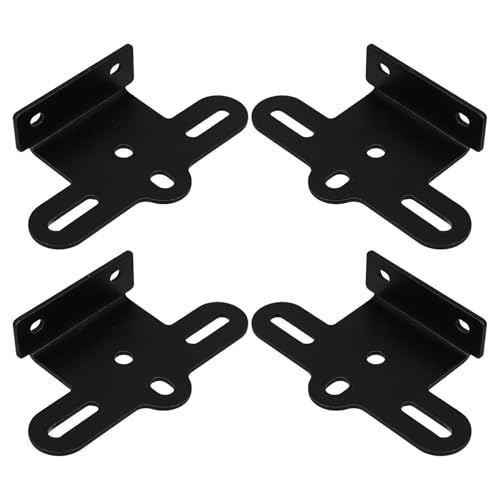 Soporte reflector para bicicleta de montaña de 4 piezas L para luces traseras de seguridad
