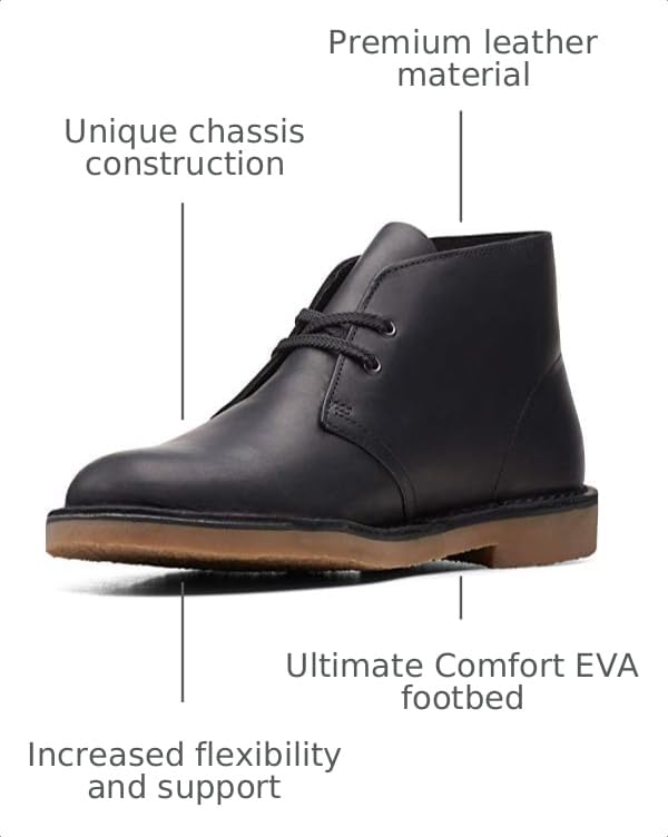 Image of Clarks Men's Bushacre3 Chukka Boots
