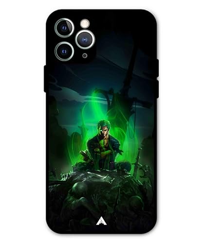Image of Premium Anime 1 Case for iPhone 11 Pro Max (Glossy Finish) Soft-Touch Metal TPU Back Cover, Shockproof, Designer, Aesthetic Mobile Phone Case