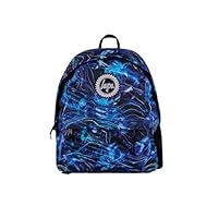 hype Unisex Backpack, Blue Iconic Style Galaxy Pattern, School Bag for Kids, Comfortable Rucksack with Bottle Holder, 3 Storage Compartments, Padded, Adjustable Straps & Grab Handle