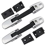 APPERFiT Mack Hood Latch Strap w/Catch Bracket Left Driver & Right Passenger Side Chrome Compatible with Mack Truck Granite Pinnacle Vision CH CHN CV CX CHU CXN CXU Hood Accessories Parts