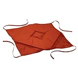 Paris Prix Galette de Chaise Essentiel 36x36cm Terracotta