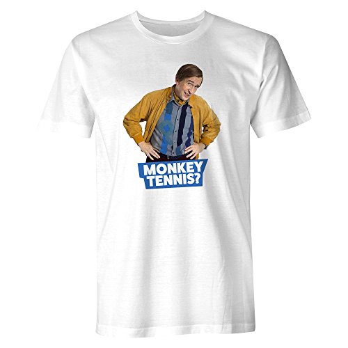 T-shirt manches courtes homme blanc XL imprimé slogan col rond décontracté