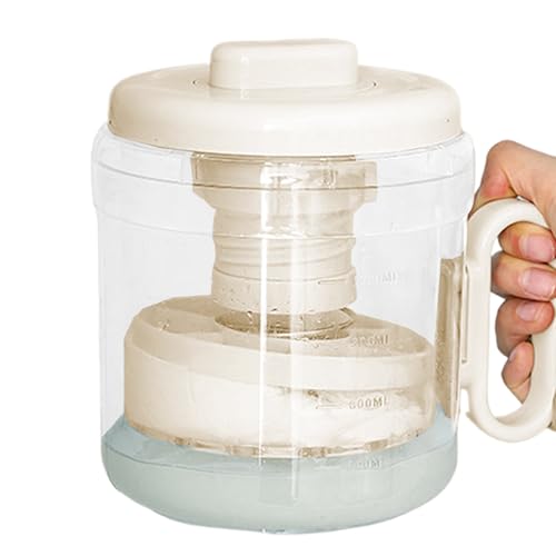 Máquina para hacer yogurt seco, colador de yogur de malla fina, colador de cuajada colgante, filtro de cuajada con asa para líquidos, tarros de almacenamiento de leche de suero, jugo, desayuno