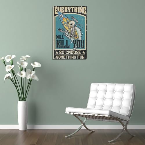 Poster Everything Will Kill You : la solution pour un mur vintage réussi 30x45 - 5