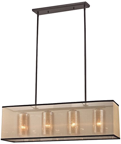 Hottest Sales Elk Lighting 57028/4-LED Diffusion 4 Light LED Oil Rubbed Bronze Chandelier