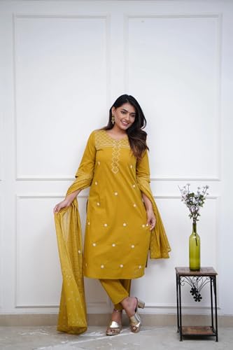 Image of FABNEX Kurta Set for Women | Women Kurti Pant Set (K-148-150)