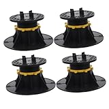 HOMSFOU Supporto Per Pavimento Esterno Piedistallo Per Travetti Da Esterno Supporti Per Po...