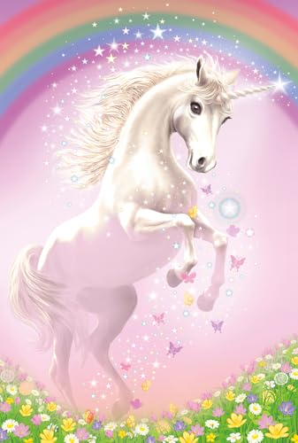 Schmidt Spiele 56354 - Puzzle Infantil de Unicornio Rosa, 150 Piezas, Multicolor, Normal
