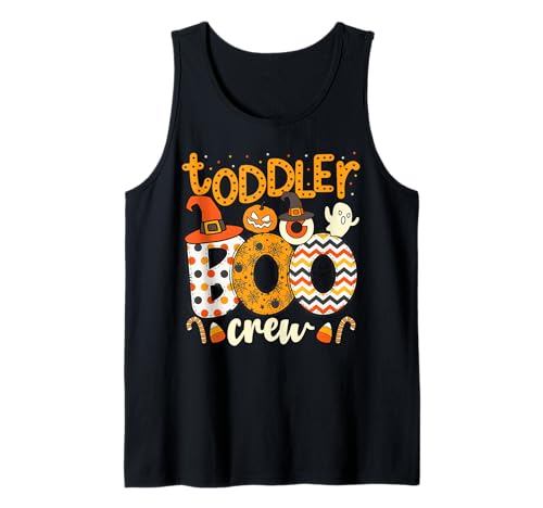 Disfraz de Halloween para niños pequeños Boo Crew Camiseta sin Mangas