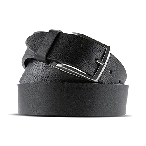 Leather belt for men 4 cm handmade Made in Italy