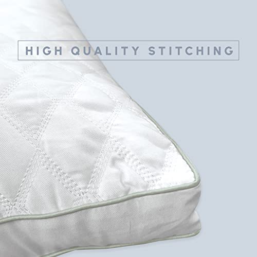 Elegant Comfort Diamond Stitched Down Alternative Pillows #TOP28
