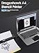 Dragonhawk A4 Wireless Thermal Tattoo Stencil Printer Machine Portable Tattoo Printer Compatible with Phone/Tablet/PC Tattoo Supplies for Beginners Artists