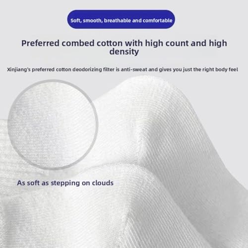 10-Pack of Men's Summer Socks, Breathable and Comfortable, Cotton Casual Round Neck Socks in One Size, Suitable for Daily Wear and Outdoor Activities2
