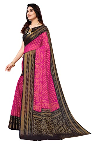 Image of Bee M Pee Designer Womens Woven Chiffon Brasso sarees for women Free