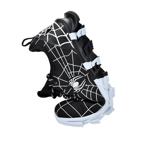 YTRXM Boys Girls Shoes Tennis Sneakers Lightweight Breathable Athletic Running Walking Shoes for Big Kids Black White Size 6, 1 Pair3