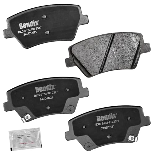 Image of Bendix Priority1 CFC2377 Ceramic Rear Brake Pads for Genesis GV80 2023-2021
