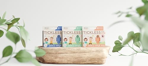 Tickless Kid Pro Wiederaufladbarer Ultraschall Zeckenschutz für Kinder – Pfirsich