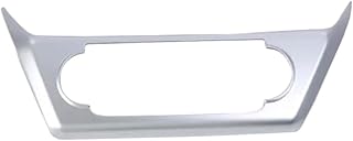 CHANGQING ZXIAOSTORE Auto Styling 1pcs ABS Plastic Interior Condizionatore d'Aria condizionata Copertina di Regolazione Trim Fit for Mitsubishi Eclipse Cross 2018 2019 (Color : Silver)