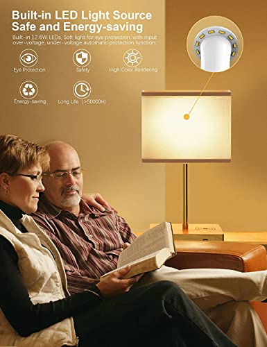 LED-Nachttischlampe-mit-kabelloser-Aufladung--100-dimmbare-Touch-Tischlampe-mit-USB-Anschluss-Kleine-Moderne-hoehenverstellbare-Nachtlicht-fuer-Schlafzimmer-Wohnzimmer-Heimbuero