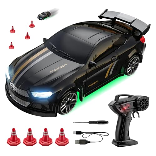 1:64 XP[ ~j Rc htgԃWCS 4WD 2.4GHz [VOX|[c̎ԁALEDCgAXs[ht WIԂ̂Mtg