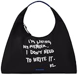 Jeans Karl Lagerfeld, Donna, Active Bag Karl Quote, Nero, One size