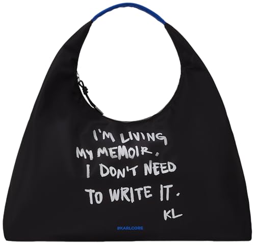 KARL LAGERFELD JEANS, Damen, Active Bag Karl Quote, Schwarz, One size