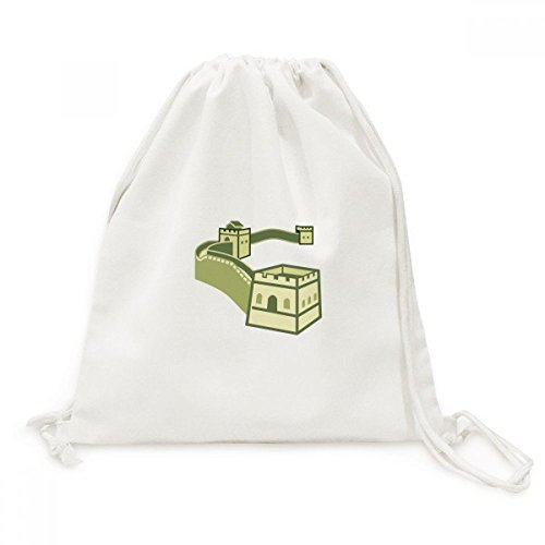 Sac de voyage Grande Muraille de Chine en toile pour remplacer les cabas encombrants
