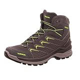 310651 9923 LOWA Ferrox PRO GTX Mid, Scarponi da Trekking ed Escursionismo Uomo, 9706 Grafite Limone, 45 EU