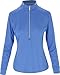 Greg Norman Leaderboard Ultra Stretch Half Zip Aegean Blue/Heather L