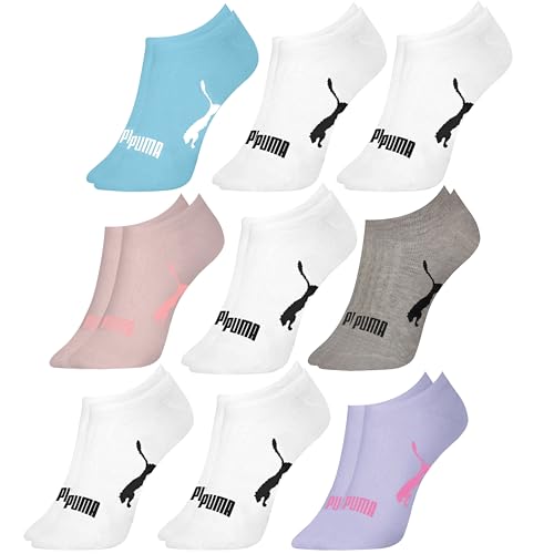Kit 9 Pares de Meia Puma Cano Baixo Sapatilha Invisível Soquete E...