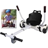 [HOVERKART, FÁCIL DE INSTALAR Y CONTROLAR] Un viaje increíble para que disfruten niños y adultos. No se necesita una habilidad de equilibrio real con esta divertida adición, solo horas de diversión. Se necesitan unos minutos para ensamblar