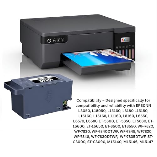 Image of UMPRILA C9345 Maintenance Box (Waste Ink Collector) Compatible with EPS0N L8050,L18050,L15160,L15160,L11160,ET-16600,WF-7820,ST-C8000,ST-C8090 Waste Ink Pad