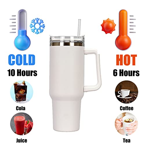 Somerway 1182ml Travel Mug 40oz Tumbler with Straw and Lid - Image 2