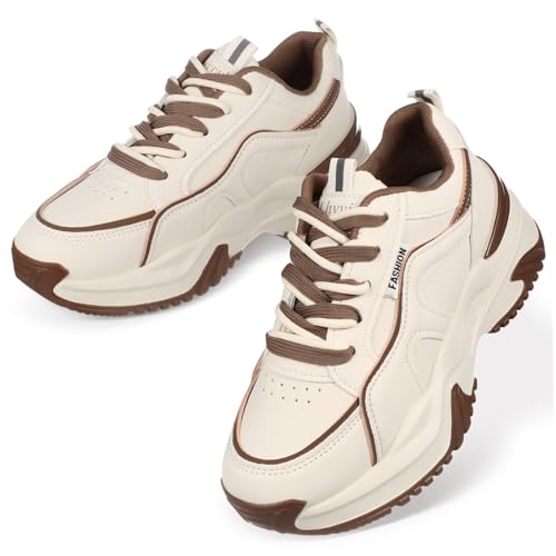 Zapatillas de tenis de cuero para mujer perfectas para hacer running y entrenamiento en gimnasio 1