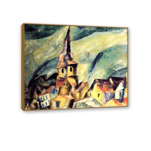 Tableau grand format Lyonel Feininger idée cadeau originale crémaillère