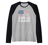 Photo Gallery militare veterano della bandiera americana soldato americano maglia con maniche raglan Photo Gallery militare veterano della bandiera americana soldato americano maglia con maniche raglan