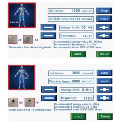 Shockwave Therapy Machine para tratamiento de ED - 10 cabezales para regeneración muscular y ósea, diseño compacto (36.5x37x17cm) - Solución efectiva de terapia por ondas de choque miniatura 6