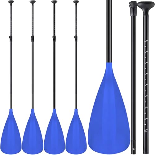 Image of Hollowfly 4 Set 3 Piece Sup Paddle Adjustable Paddle Board Paddles