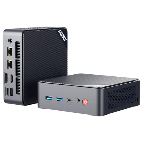 AWOW Mini PC W-11 Pro con Procesador Twin Lake-N N150 Quad Core a 3.60 GHz, 16 GB DDR4 3200 MHz, 512 GB SSD M.2 PCIe3.0, Mini Computadora, HDMI, DP, 4K@60 Hz, Doble RJ45 Gigabit Ethernet, AX101