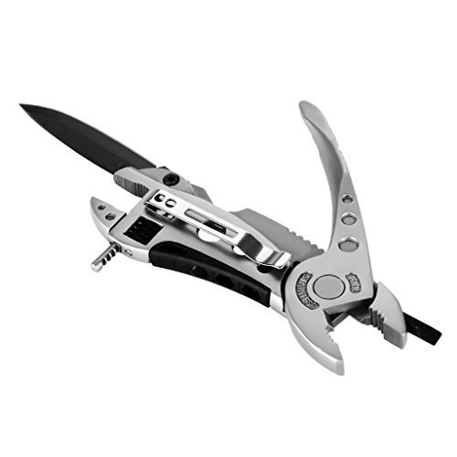 OUTU 5-in-1 Wrench Multi-function Tools with Knife, Pliers, Wrench & Wire Cutter