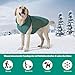 Poiinvc Winddichter Hundemantel Hundejacke mit Geschirrloch Reflektierend Warm und Wasserdicht für Hunde von S bis XXXL mit Elastischen Bündchen Ideal für Outdoor