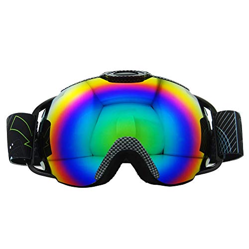 Lunettes de ski doubles contre le vent et brouillard pour jeunes adultes