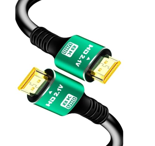 Image of ETZIN 8K 1.5M HDMI Cable 48Gbps Ultra High Speed HDMI Cord, Support 4K@120Hz 8K@60Hz, Dynamic HDR,e-ARC Compatible with Dolby Vision Atmos TV X-box Series X PS5 EPL-1148CC (1.5M)