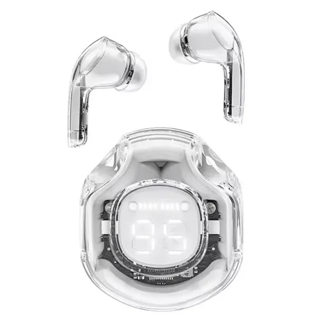 UP ULTRAPOD PRO Earbuds Bluetooth Wireless, Transparent Charging Case, Active Noise Cancellation, LED Digital Display, Bluetooth in-Ear Headphones, Touch Control, Water Resistant (Black) (White) (B0DF7CJQSX) Amazon Price History, Amazon Price Tracker