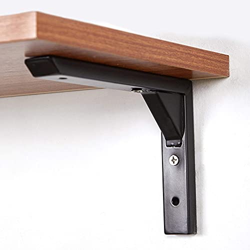 Supports d'étagère en acier inoxydable rigides contre le pliage des meubles - 4